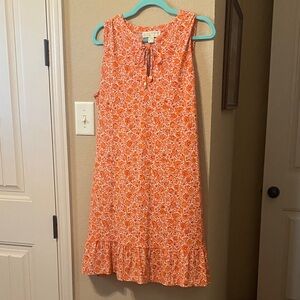 Michael Kors Orange Floral Dress